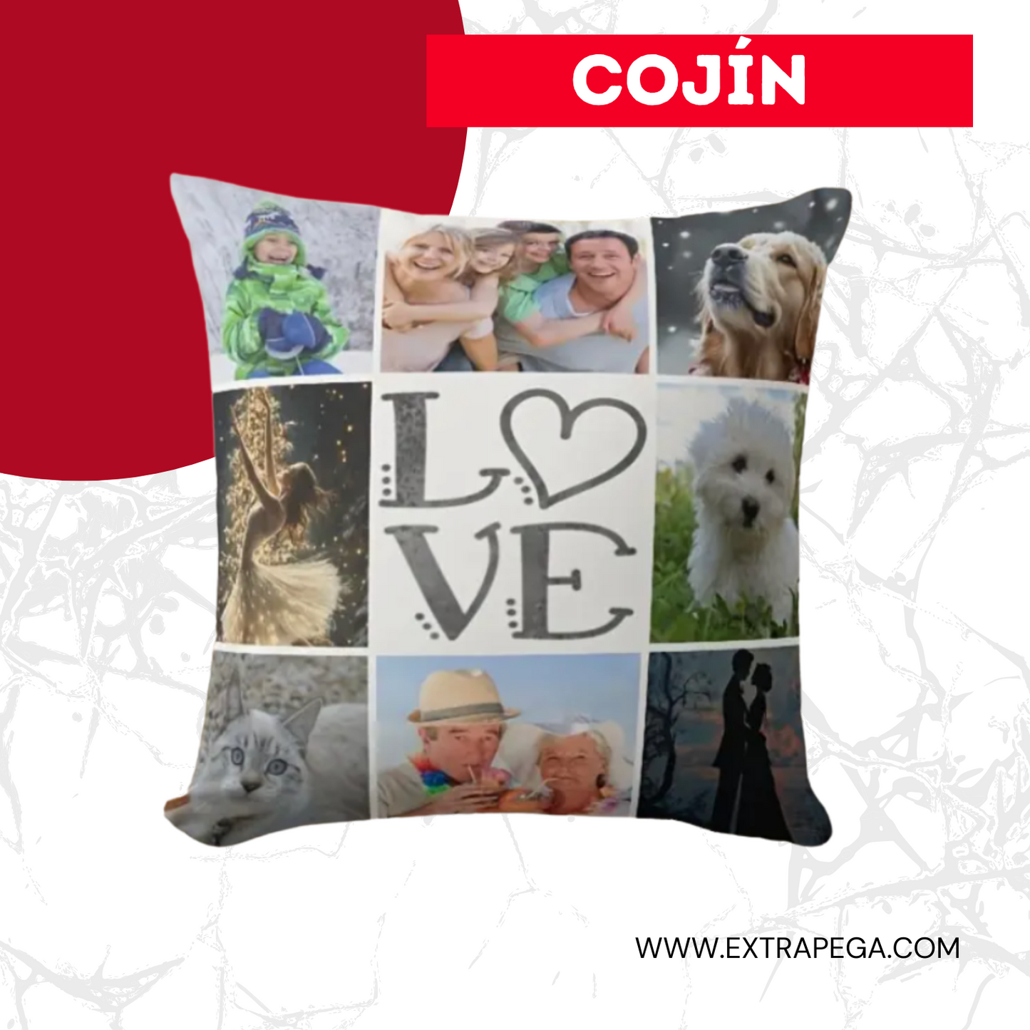 Funda Cojines 40 x 40 cm